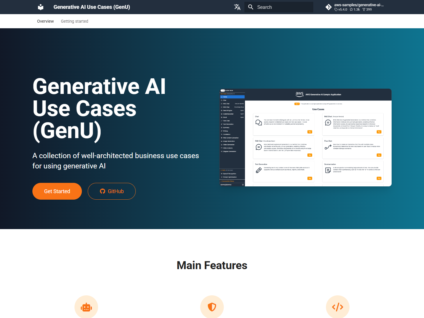 Generative AI Use Cases (GenU)